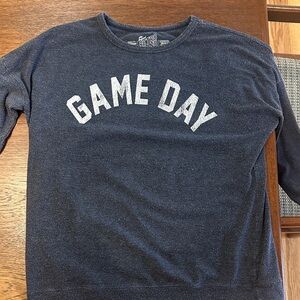 Original Retro Brand Navy 'Game Day' Pullover with White Lettering